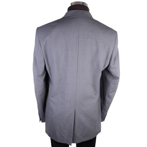 Collection By Michael Strahan Sport Coat Jacket Blazer WOOL Check 44L Canada EUC - Picture 8 of 14